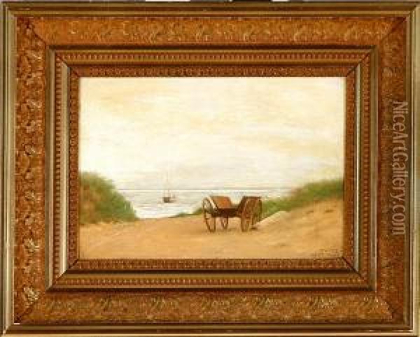 A Beach Scenery From Fano Island, Denmark Oil Painting - Julius Exner