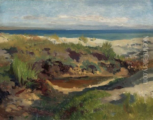 Dune Landscape Oil Painting - Arthur Calame