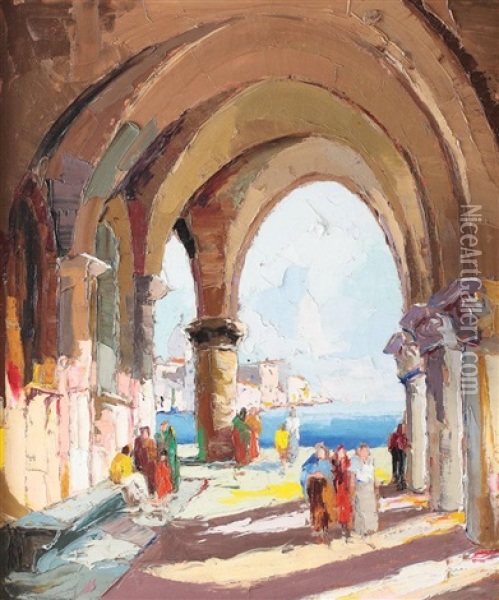 Venice Oil Painting - Rudolph Negely