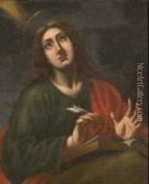 San Giovanni Evangelista Oil Painting - Carlo Dolci