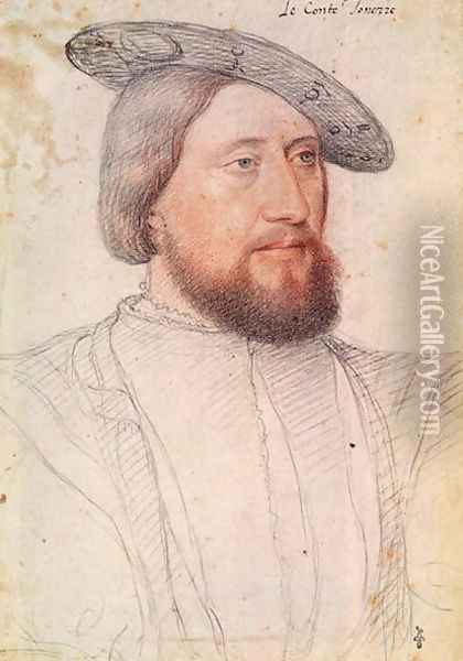 Francois du Bellay (1511-c.1540) c.1540 Oil Painting - (studio of) Clouet