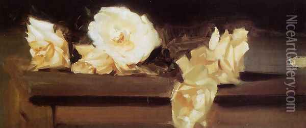Roses Oil Painting - John Singer Sargent
