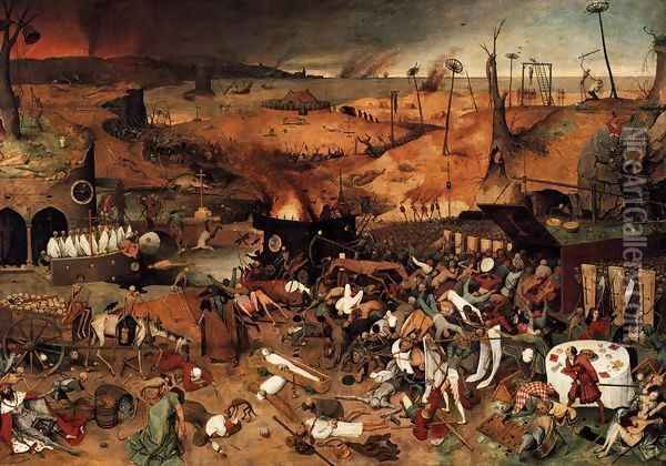 The Triumph of Death 1562 2 Oil Painting - Jan The Elder Brueghel