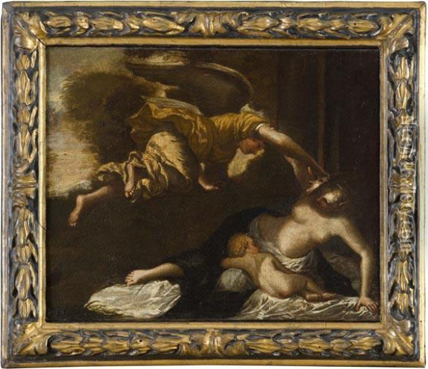 Scena Allegorica Oil Painting - Jacopo Robusti, II Tintoretto
