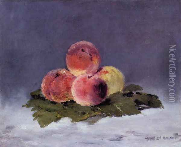 Peaches Oil Painting - Edouard Manet