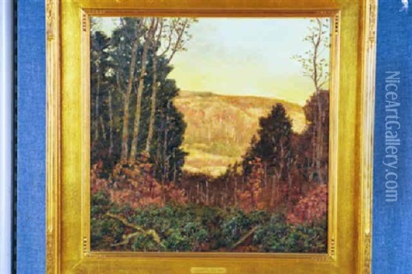 Hillside View Oil Painting - Ben Foster