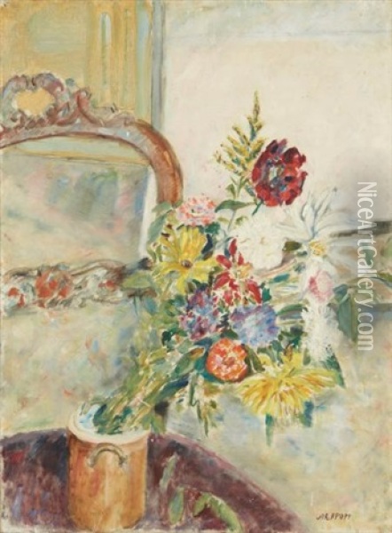 Bouquet De Fleurs Oil Painting - Alexis Paul Arapov