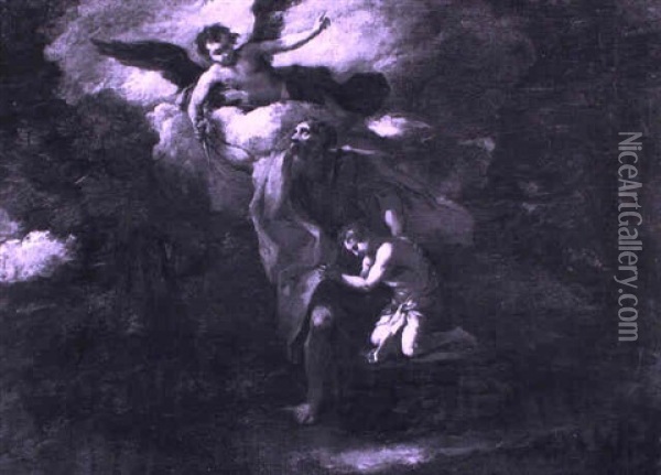 Sacrificio Di Isacco Oil Painting -  Parmigianino (Michele da Parma)