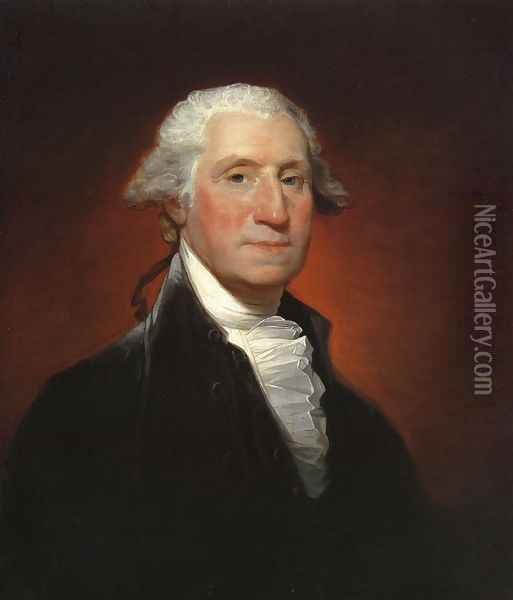 George Washington III Oil Painting - Gilbert Stuart