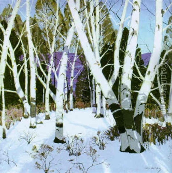 Tree Talk Oil Painting - Carl Lawless