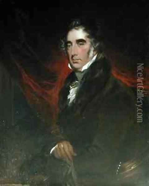 Sir William Mordaunt Sturt Milner 1779-1855 Oil Painting - Andrew Geddes