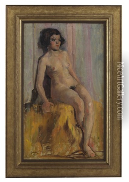 Nude Oil Painting - George Benjamin Luks