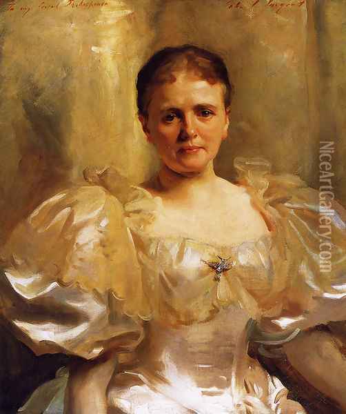 Mrs. William Shakespeare (Louise Weiland) Oil Painting - John Singer Sargent