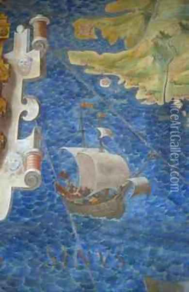 Piran Oil Painting - Egnazio Danti