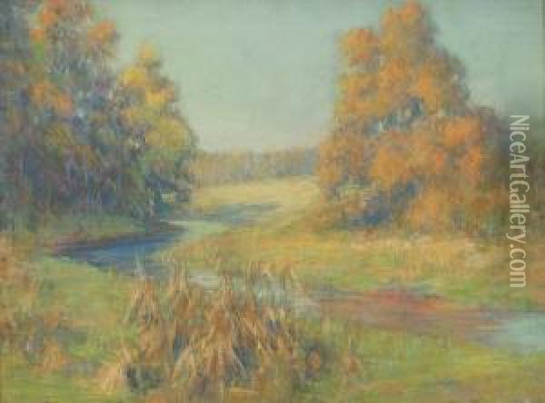 Swamp Maple Oil Painting - Frank Reed Whiteside