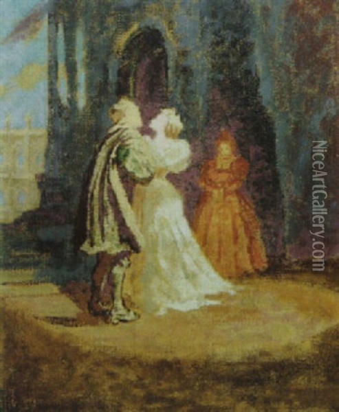 Taming Of The Shrew At The New Theatre Oil Painting - Walter Sickert