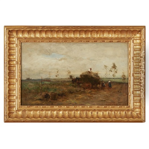 Haymaking Oil Painting - Robert McGregor