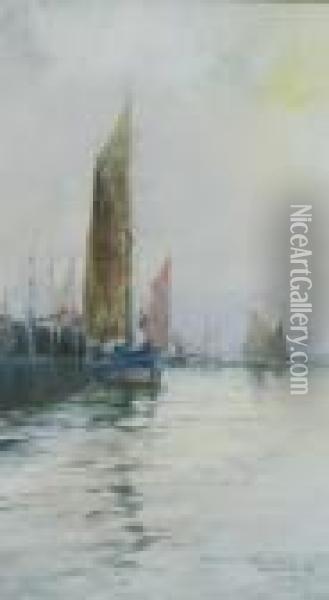Scarborough Oil Painting - William Minshall Birchall
