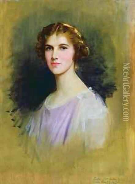 Sketch for a Portrait of Mrs Ackers Oil Painting - Sir Samuel Luke Fildes