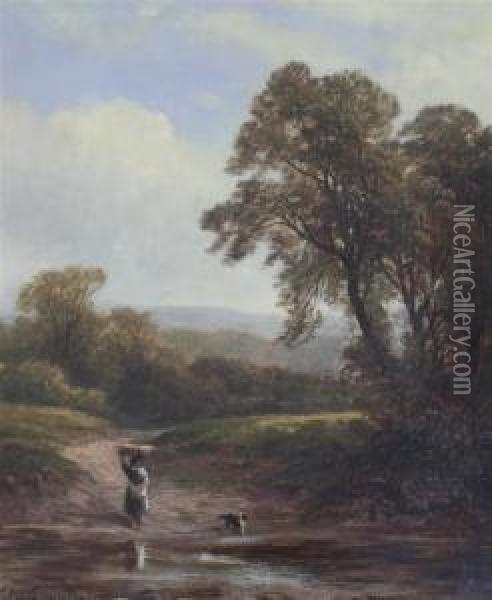 The Nearest Way Home Oil Painting - George Turner