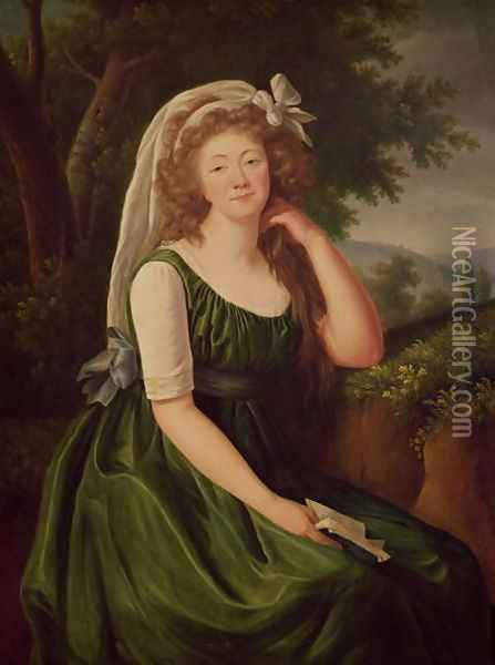 Portrait of the Countess du Barry 1743-93 1789 Oil Painting - Elisabeth Vigee-Lebrun