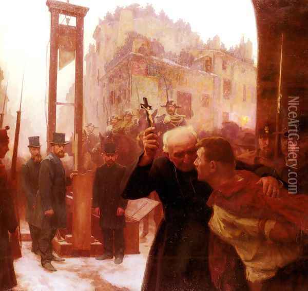 L'Expiation (The Expiation) Oil Painting - Emile Friant