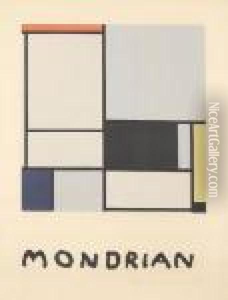 Geometrische Komposition Oil Painting - Piet Mondrian