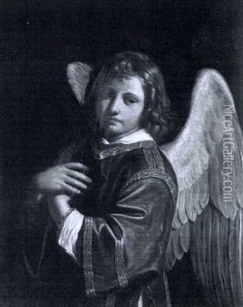An Angel Oil Painting -  Guercino