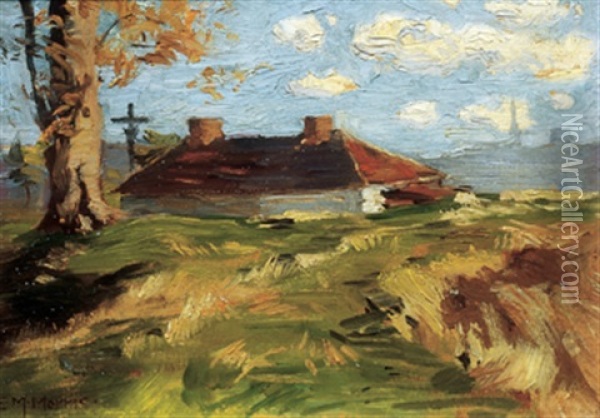 Rural Home In Quebec Oil Painting - Edmund Montague Morris