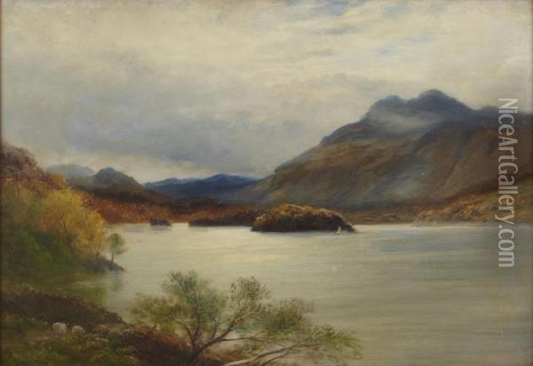 Loch Katrine And Ben Venue Oil Painting - John MacWhirter
