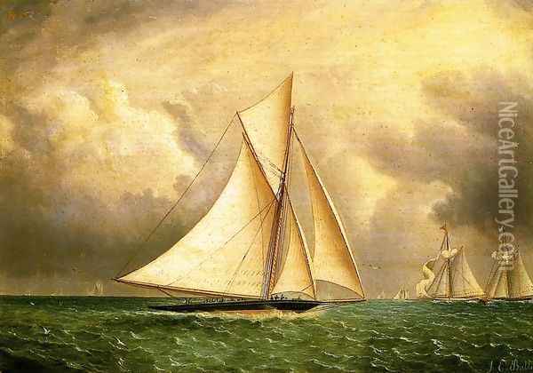 The Approaching Storm Oil Painting - James E. Buttersworth