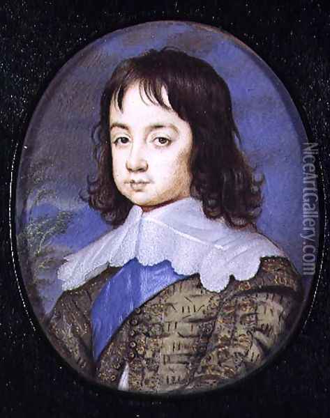 Charles II as a child Oil Painting - John Hoskins