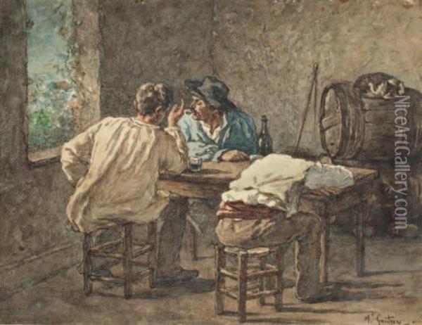 Le Repos Des Travailleurs Oil Painting - Armand Desire Gautier
