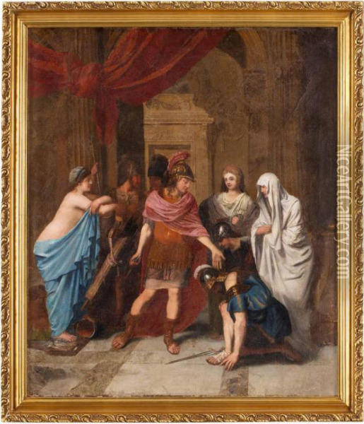 Antik Scen Med Alexander Den Store Oil Painting - Gerard de Lairesse