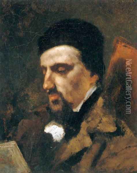 Portrait of Urbain Cuenot Oil Painting - Gustave Courbet