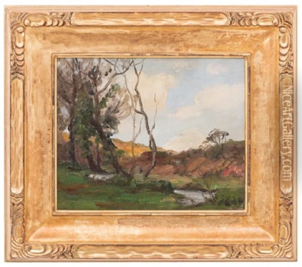 California Landscape Oil Painting - Anna Althea Hills