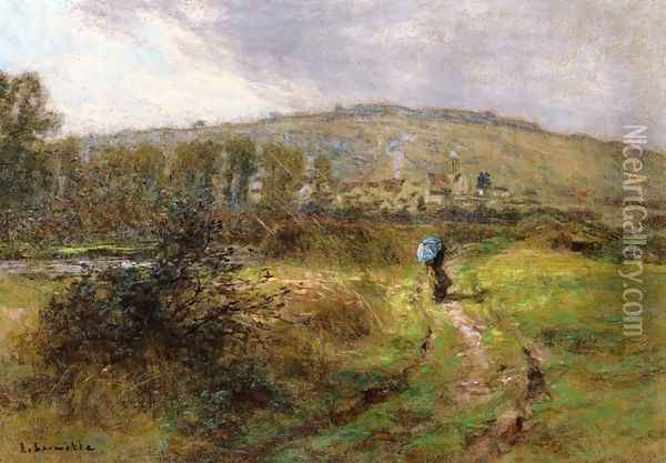 The Approaching Storm Oil Painting - Leon Augustin Lhermitte