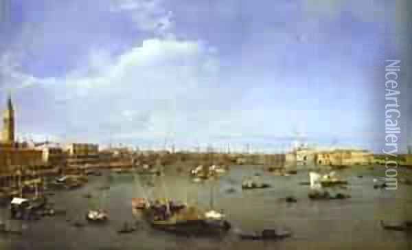 The Basin Of St Mark 1738-40 Oil Painting - (Giovanni Antonio Canal) Canaletto