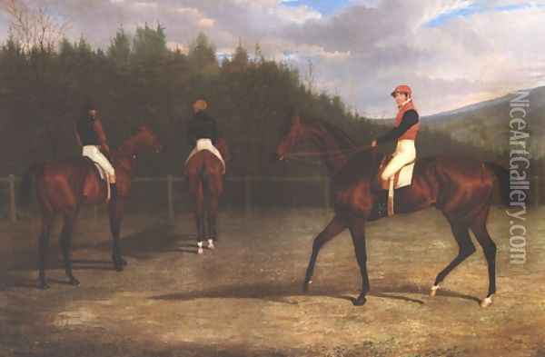 Start Of The Goldwood Cup 1831 Oil Painting - John Frederick Herring Snr