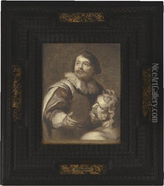 Portrait Of Andreas Colyns De Nole Oil Painting - Sir Anthony Van Dyck