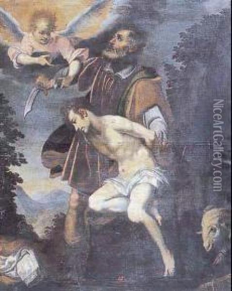 Sacrificio Di Isacco Oil Painting - Francesco Curradi