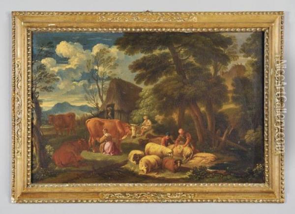 Paesaggio Oil Painting - Pieter the Younger Mulier