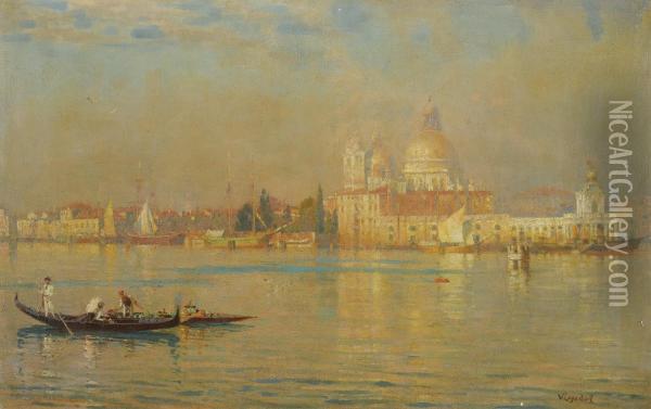Venice Lagoon Oil Painting - William Logsdail