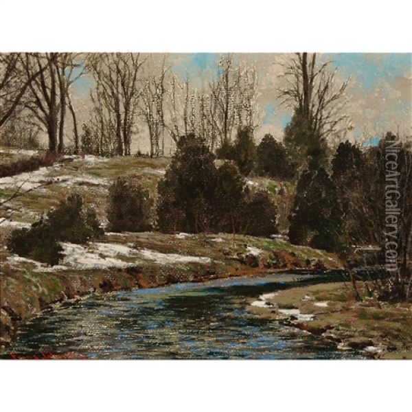 Indian Summer Oil Painting - Francis Hans Johnston