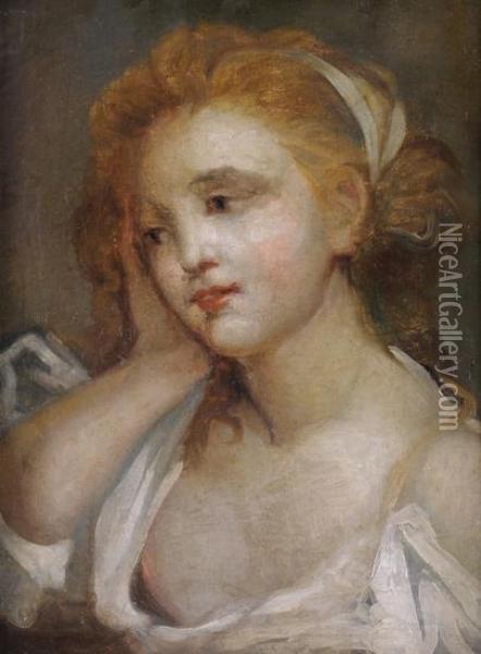 Ritratto Di Fanciulla Oil Painting - Jean Baptiste Greuze