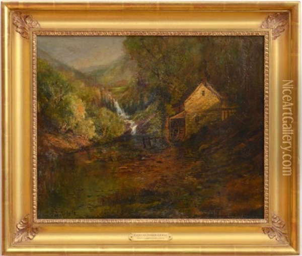 Countryside Landscape Oil Painting - Edmund Darch Lewis