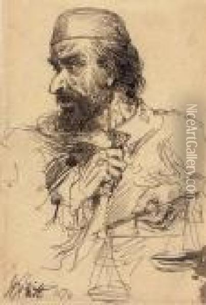 Shylock Oil Painting - William Powell Frith