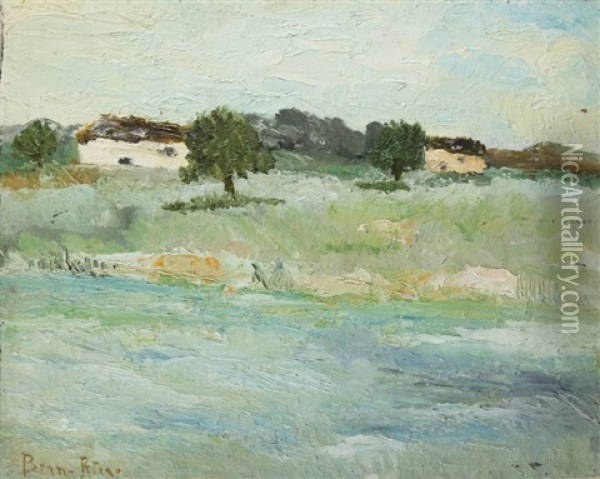 Landschaft In Frankreich Oil Painting - Bernhard Klene