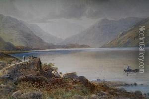 Wastwater, S Side Oil Painting - Emil Axel Krause