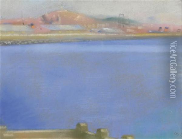 Marseille Oil Painting - Augusto Giacometti